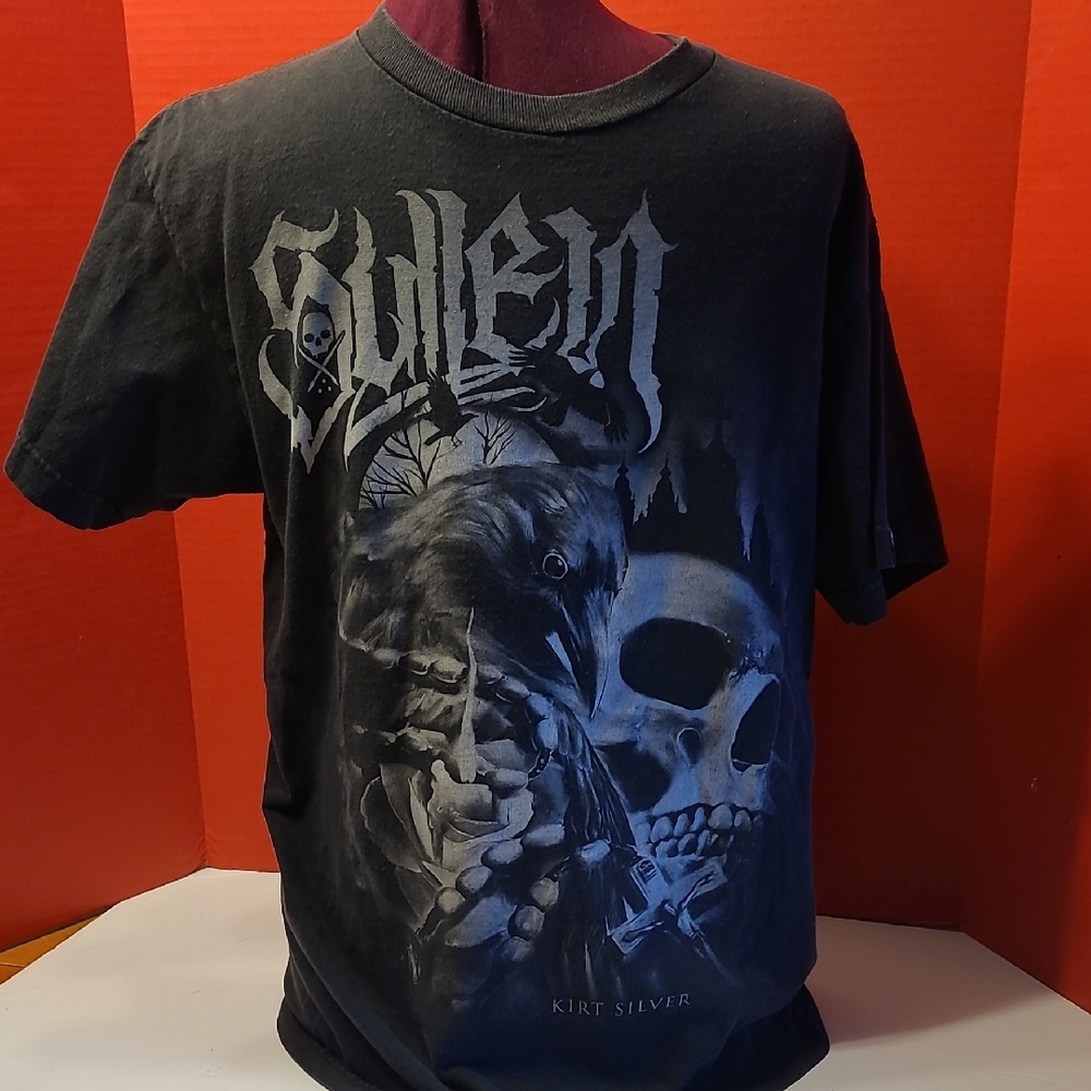 Sullen/ Kirt Silver Clothing Art Collective Men's Short Sleeve T-Shirt Skull